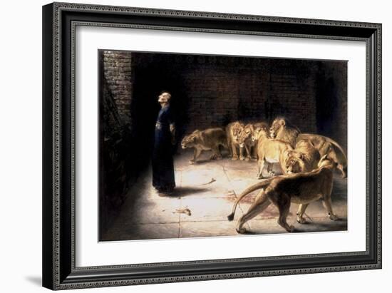 Daniel's Answer to the King-Briton Rivière-Framed Giclee Print