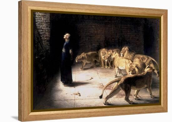 Daniel's Answer to the King-Briton Rivière-Framed Premier Image Canvas