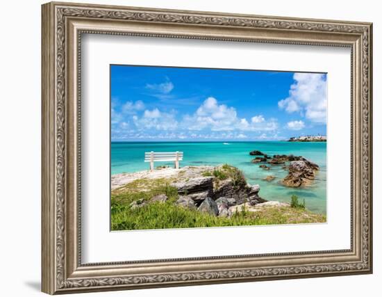Daniel's Head Bay, Bermuda, Atlantic, Central America-Barry Davis-Framed Photographic Print