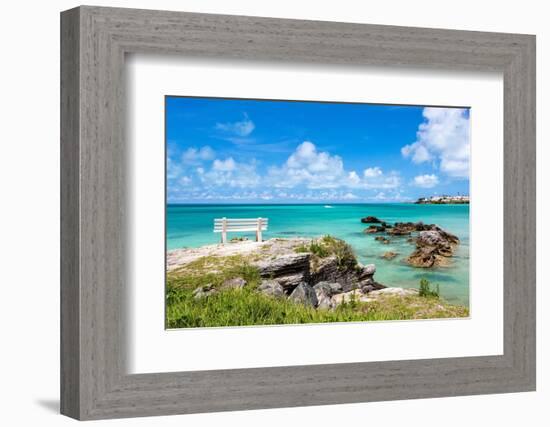 Daniel's Head Bay, Bermuda, Atlantic, Central America-Barry Davis-Framed Photographic Print