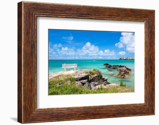 Daniel's Head Bay, Bermuda, Atlantic, Central America-Barry Davis-Framed Photographic Print