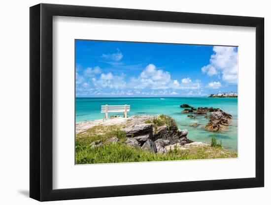 Daniel's Head Bay, Bermuda, Atlantic, Central America-Barry Davis-Framed Photographic Print