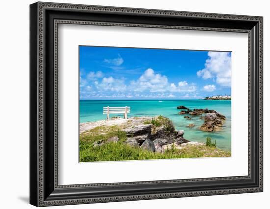 Daniel's Head Bay, Bermuda, Atlantic, Central America-Barry Davis-Framed Photographic Print