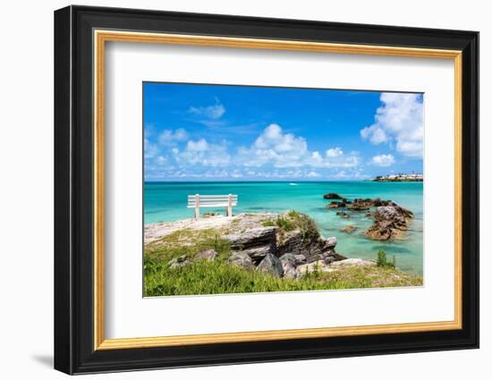 Daniel's Head Bay, Bermuda, Atlantic, Central America-Barry Davis-Framed Photographic Print