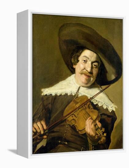 Daniel Van Aken Playing the Violin, C.1640-Frans Hals-Framed Premier Image Canvas