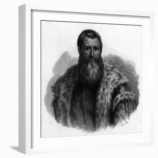 Daniele Barbaro-Paolo Veronese-Framed Art Print