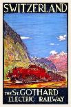 The Gothard Electric Railway-Daniele Buzzi-Art Print