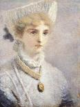 Portrait of Countess Arrivabene Marta Bussi Rosnati, 1880-Daniele Ranzoni-Giclee Print