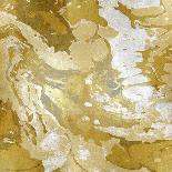 Marbleized in Gold and Silver-Danielle Carson-Art Print