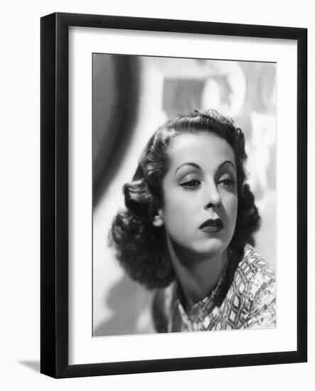 Danielle Darrieux, 1938 (b/w photo)-null-Framed Photo