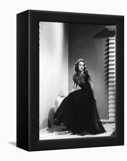 Danielle Darrieux, 1938 (b/w photo)-null-Framed Stretched Canvas