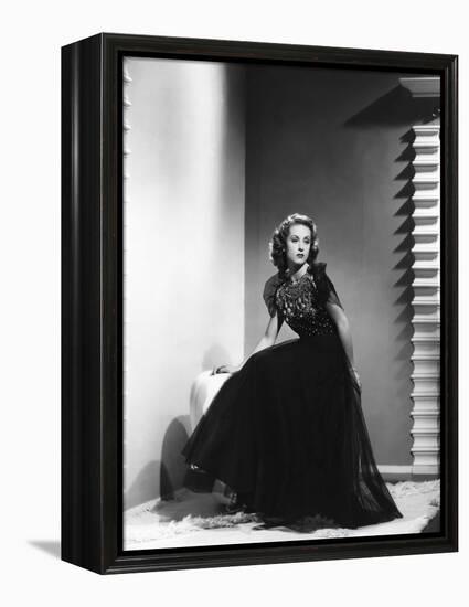 Danielle Darrieux, 1938 (b/w photo)-null-Framed Stretched Canvas