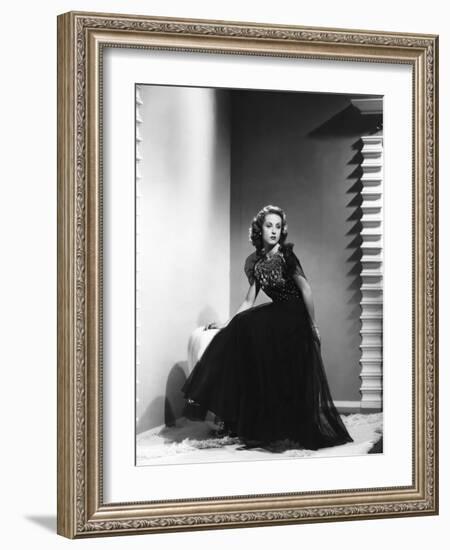 Danielle Darrieux, 1938 (b/w photo)-null-Framed Photo