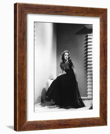 Danielle Darrieux, 1938 (b/w photo)-null-Framed Photo