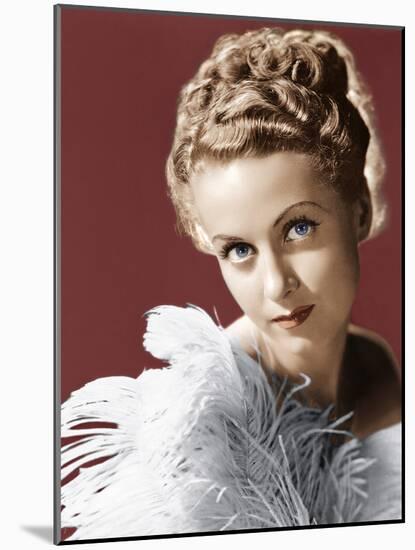 Danielle Darrieux, ca. 1938-null-Mounted Photo