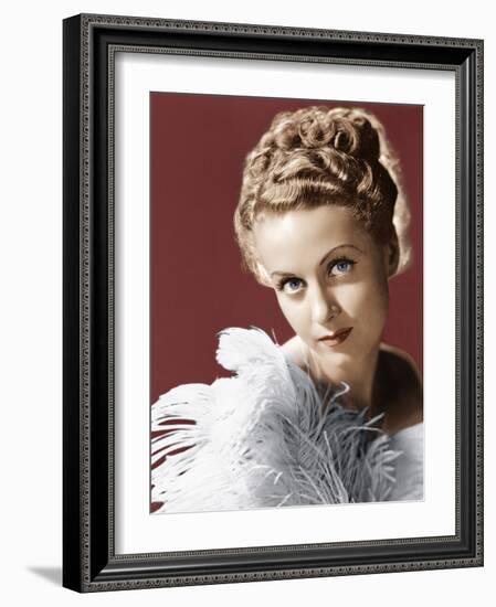 Danielle Darrieux, ca. 1938-null-Framed Photo