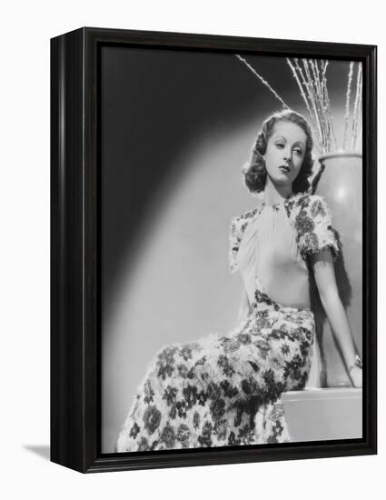 Danielle Darrieux, Circa 1938-null-Framed Stretched Canvas