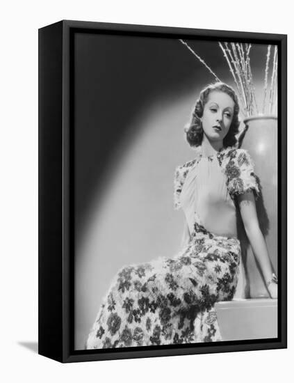 Danielle Darrieux, Circa 1938-null-Framed Stretched Canvas