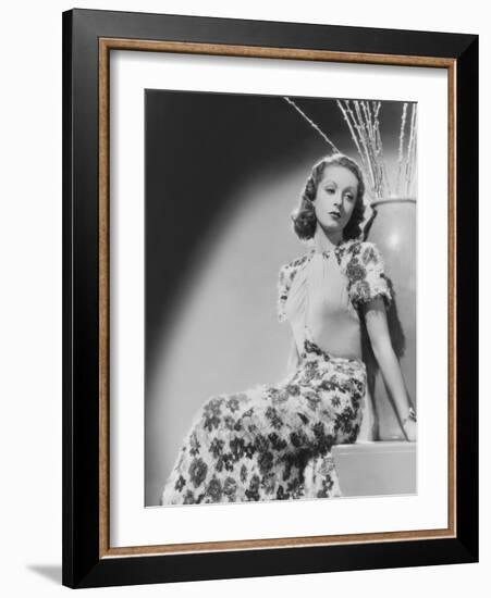 Danielle Darrieux, Circa 1938-null-Framed Photo