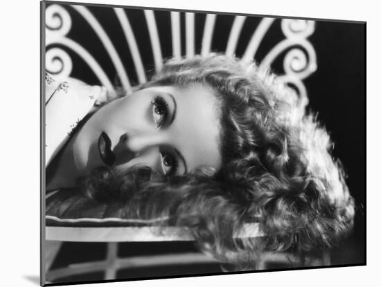 Danielle Darrieux, photo par Ray Jones, 1938 (b/w photo)-null-Mounted Photo