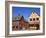 Danish Architecture on Alisal Road, Solvang, Santa Barbara County, Central California-Richard Cummins-Framed Photographic Print