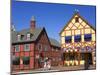 Danish Architecture on Alisal Road, Solvang, Santa Barbara County, Central California-Richard Cummins-Mounted Photographic Print