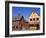 Danish Architecture on Alisal Road, Solvang, Santa Barbara County, Central California-Richard Cummins-Framed Photographic Print