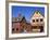 Danish Architecture on Alisal Road, Solvang, Santa Barbara County, Central California-Richard Cummins-Framed Photographic Print