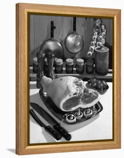 Danish Bacon Gammon Joint with Spice Jars, 1963-Michael Walters-Framed Premier Image Canvas