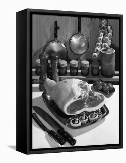 Danish Bacon Gammon Joint with Spice Jars, 1963-Michael Walters-Framed Premier Image Canvas