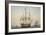 Danish Flagship with 110 Cannons, Colour Lithograph by Unknown Artist, Sweden, 19th Century-null-Framed Giclee Print