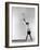 Danish Gymnastics Champion Hans Elmann Executing High Front Vault-Gjon Mili-Framed Photographic Print