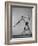 Danish Gymnasts Erik Hansen Followed by John Thomsen Do High Thief Jump as Team Member Braces Buck-Gjon Mili-Framed Photographic Print