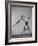 Danish Gymnasts Erik Hansen Followed by John Thomsen Do High Thief Jump as Team Member Braces Buck-Gjon Mili-Framed Photographic Print