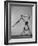 Danish Gymnasts Erik Hansen Followed by John Thomsen Do High Thief Jump as Team Member Braces Buck-Gjon Mili-Framed Photographic Print