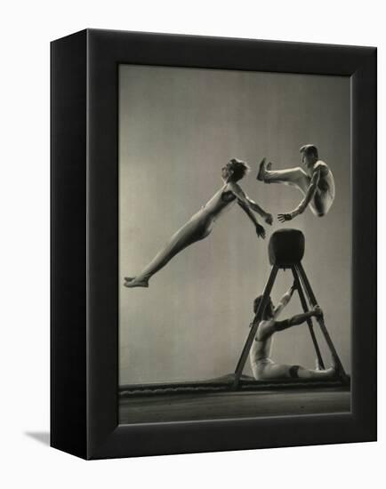 Danish Gymnasts-Gjon Mili-Framed Premier Image Canvas