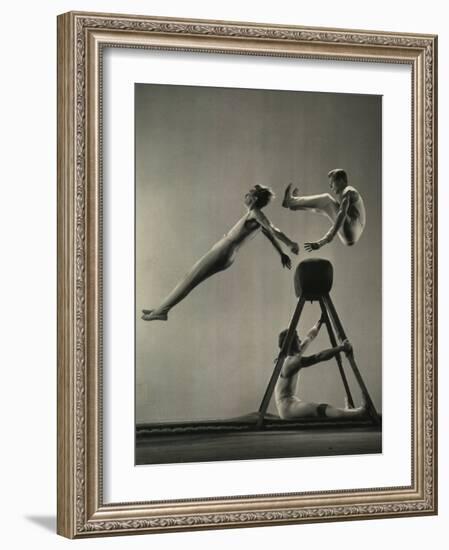 Danish Gymnasts-Gjon Mili-Framed Photographic Print