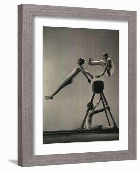 Danish Gymnasts-Gjon Mili-Framed Photographic Print