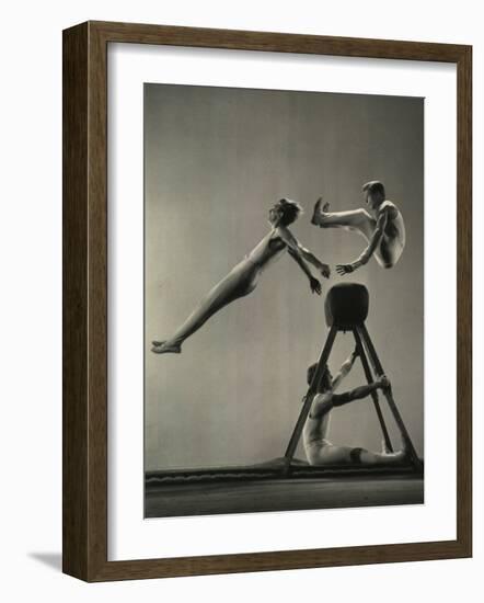 Danish Gymnasts-Gjon Mili-Framed Photographic Print