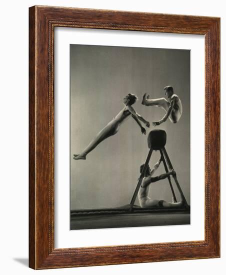 Danish Gymnasts-Gjon Mili-Framed Photographic Print