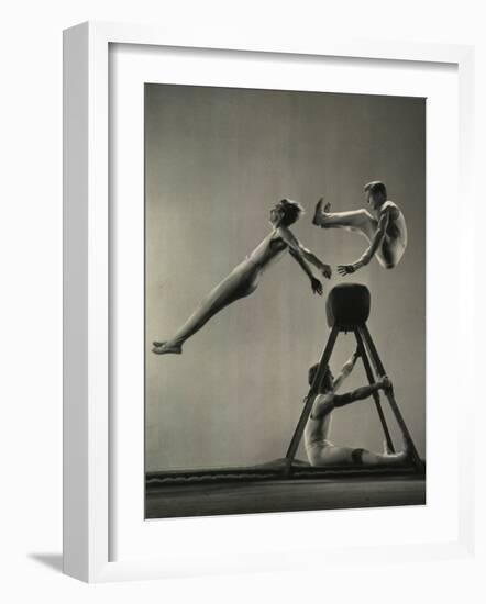 Danish Gymnasts-Gjon Mili-Framed Photographic Print