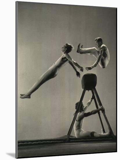 Danish Gymnasts-Gjon Mili-Mounted Photographic Print