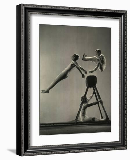 Danish Gymnasts-Gjon Mili-Framed Photographic Print