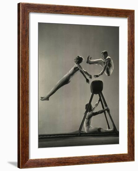 Danish Gymnasts-Gjon Mili-Framed Photographic Print