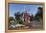 Danish Mill Built in 1902 Resides in Kenmare, North Dakota, USA-Chuck Haney-Framed Premier Image Canvas