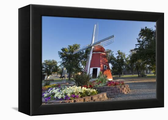 Danish Mill Built in 1902 Resides in Kenmare, North Dakota, USA-Chuck Haney-Framed Premier Image Canvas