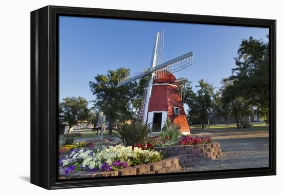 Danish Mill Built in 1902 Resides in Kenmare, North Dakota, USA-Chuck Haney-Framed Premier Image Canvas