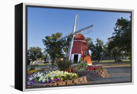 Danish Mill Built in 1902 Resides in Kenmare, North Dakota, USA-Chuck Haney-Framed Premier Image Canvas