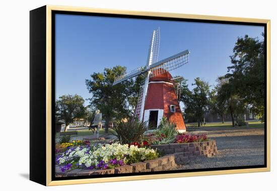 Danish Mill Built in 1902 Resides in Kenmare, North Dakota, USA-Chuck Haney-Framed Premier Image Canvas