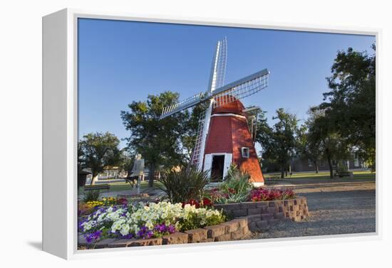 Danish Mill Built in 1902 Resides in Kenmare, North Dakota, USA-Chuck Haney-Framed Premier Image Canvas